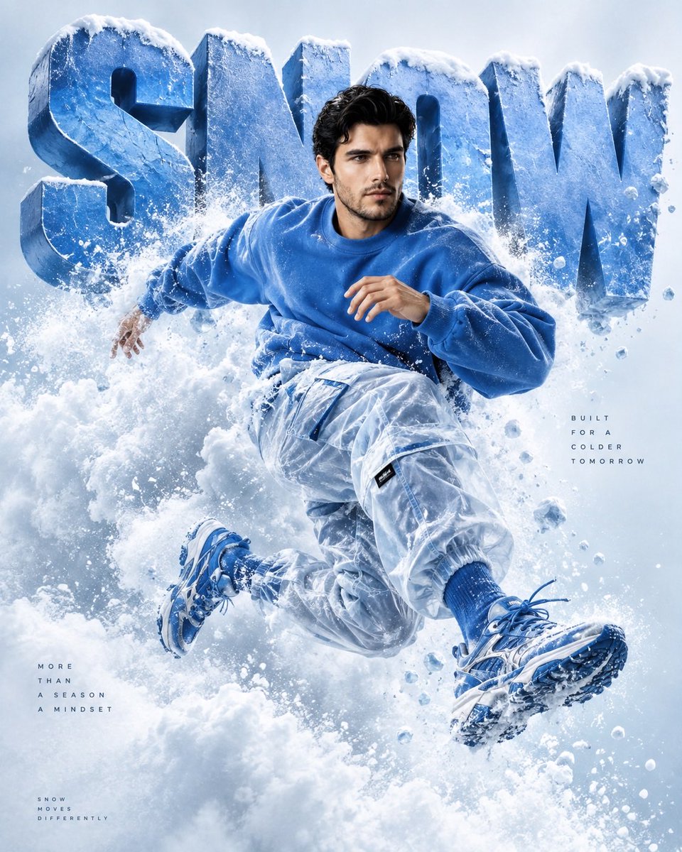 SNOW — Frozen Motion Fashion Poster