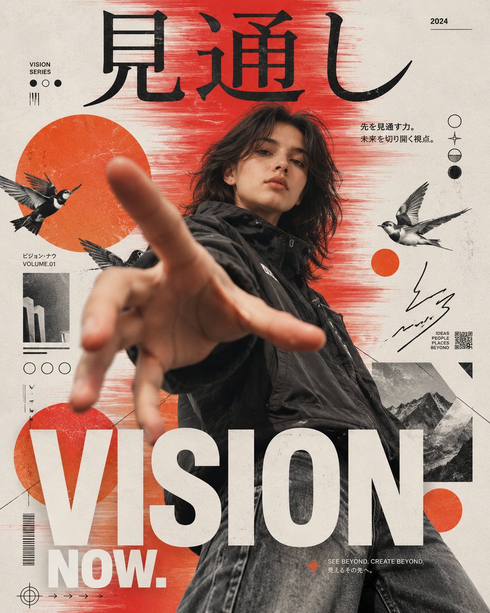Vision Now — Japanese Experimental Fashion Poster
