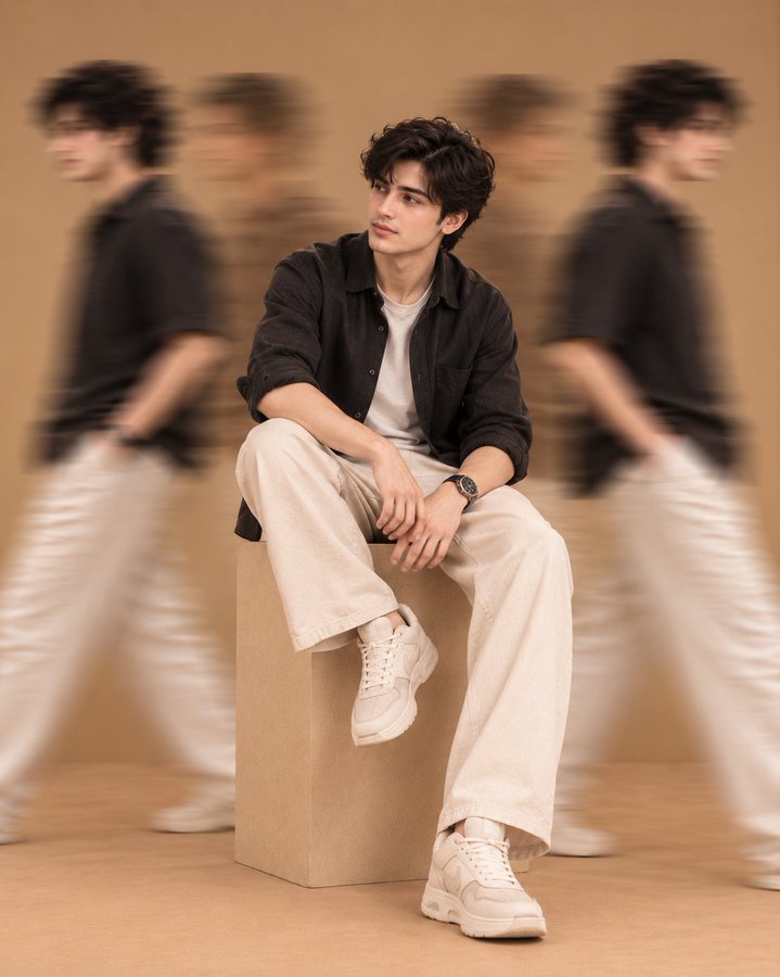 Still in Motion — Fashion Editorial Portrait
