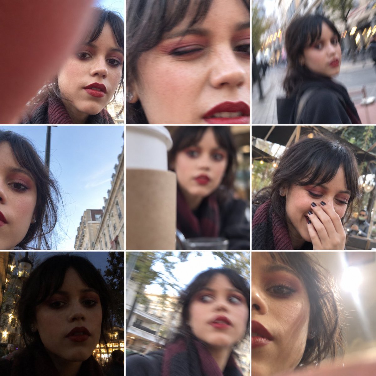 Failed Photos Contact Sheet — 9 Accidental Smartphone Snapshots